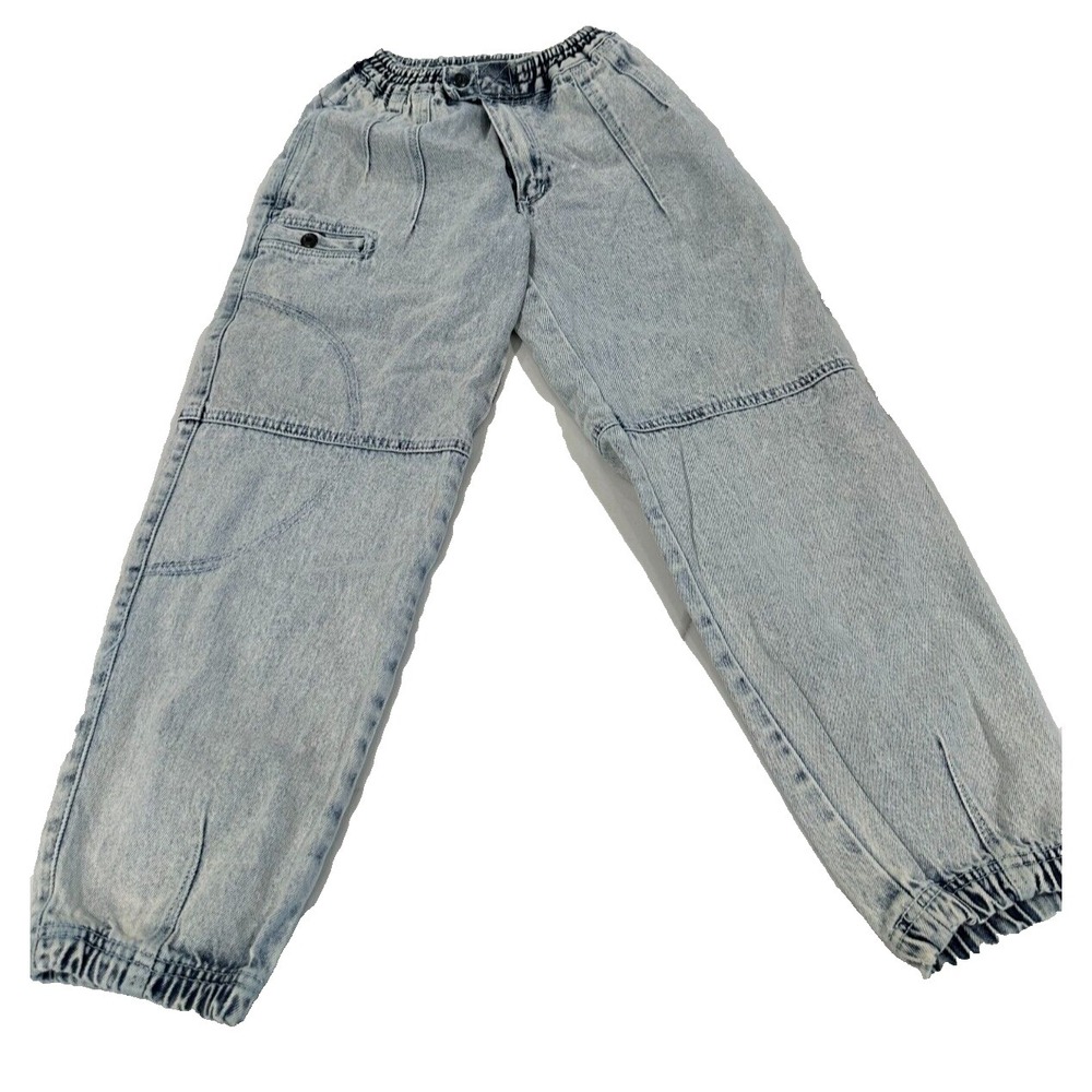 Kid's Vintage Parachute Jogger Denim Jeans Maneuvers 10 Kids Boys Girls